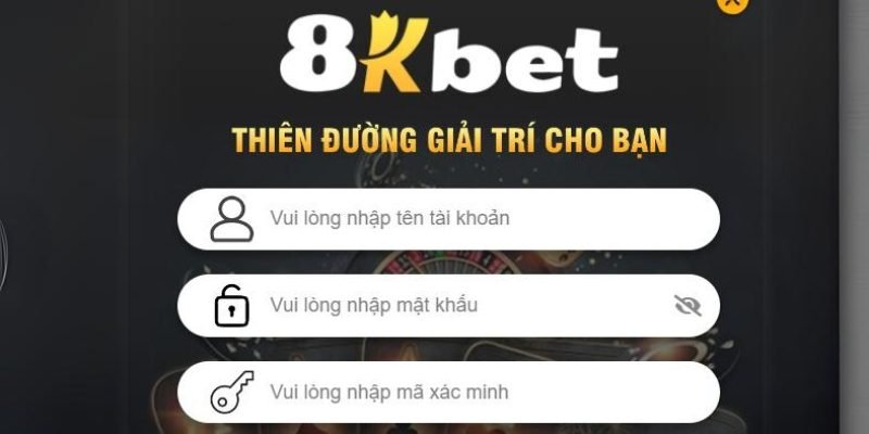 Đăng nhập 8kbet nhanh chóng với quy trình siêu đơn giản